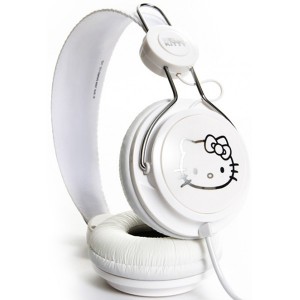 Casque Coloud - White & Silver Hello Kitty