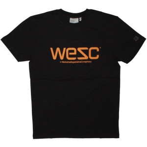 WESC T-shirt - Wesc - Orange on Black