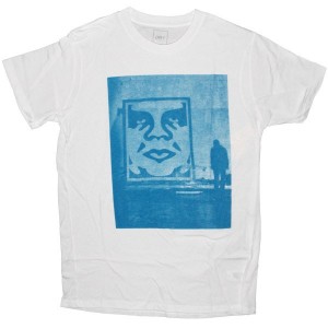 OBEY T-shirt - In the shadows - White
