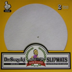 Dr. Suzuki - White Mix Edition Slipmats - 2x Slipmats
