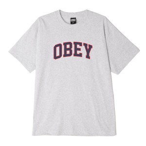 T-Shirt Obey - Obey Academic - Heather Grey