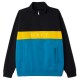 Sweatshirt Obey - Chelsea Mock Neck Zip - Black / Multicolor