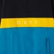 Sweatshirt Obey - Chelsea Mock Neck Zip - Black / Multicolor
