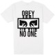 T-Shirt Obey - No One - White