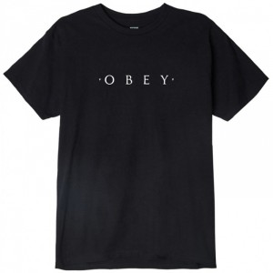 T-Shirt Obey - Novel Obey - Black