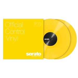 Paire de vinyles Serato - Jaune 12’’