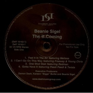 Beanie Sigel - The B-Coming - promo 2LP