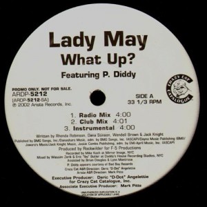 Lady May - What Up ? / Word on the street - promo 12''