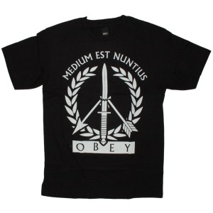 OBEY Basic T-Shirt - Military Elite - Black