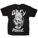 OBEY Tri-Blend T-Shirt - Wild In The Streets - Black