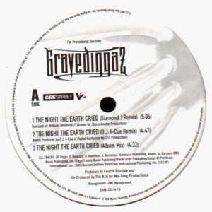 Gravediggaz - The night the earth cried - 12''