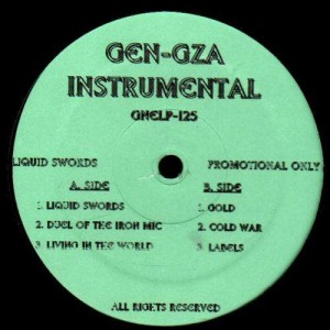 GZA / Genius - Liquid swords instrumentals - 2LP