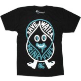 Ambiguous T-shirt - Save Water - Black