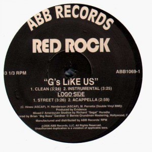 Red Rock - G's like us - 12''