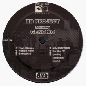 Geno Xo - Xo project EP - Vinyl EP