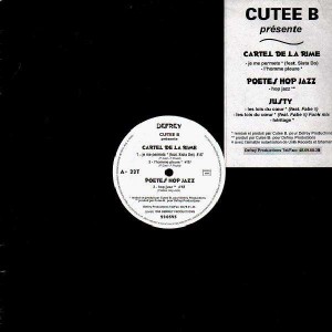 Cutee B présente - Cartel de la rime, Poetes Hop Jazz, Justy - Vinyl EP