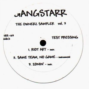 Gang Starr - Riot akt / Same team, no games / Zonin' - 12''