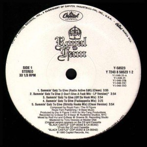 Royal Fam - Summin gotz to give / I declare war - 12''