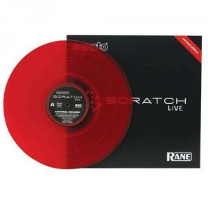 Rane - Control Record for Serato Scratch Live - Color LP - Red