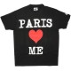 DESTROY ALL TOYS T-shirt  - Paris loves me - Black