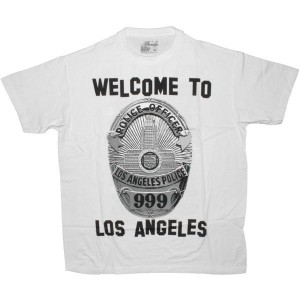 DESTROY ALL TOYS T-shirt  - Welcome to LA - White