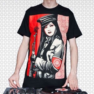 OBEY Basic T-Shirt - Peace Guard - Black