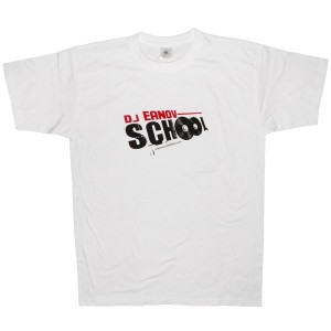 Dj Eanov School T-Shirt - White