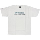 Technics T-Shirt - White Technics Professional logo