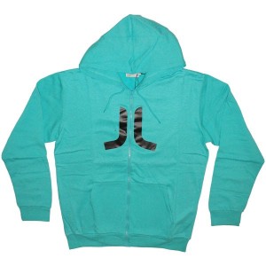 WESC Zipped Hoodie - Icon - Teal