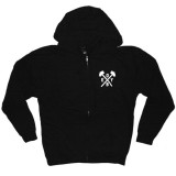 OBEY Zipped Hoodie - Obey Hammer - Black