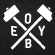 OBEY Zipped Hoodie - Obey Hammer - Black