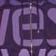 WESC Sweat - Hood Zip Logo Biggest-PA - Purple