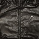 LRG Leather Jacket - Grass Roots Perf Faux - Black