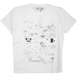 WESC T-Shirt - Déjà Vu Characters - White