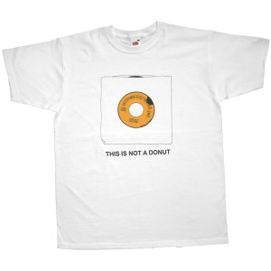 T-shirt Mister Modo & Ugly Mac Beer - This is not a donut - White