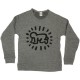 Sweat Obey - Tees Limited Series - Keith Haring : Baby - Heather Grey