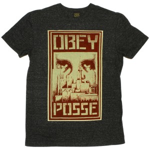 T-shirt Obey - Tri-Blend Tees - Dogma - Heather Onyx