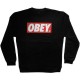 Obey - Standard Issue Fleece - The Box Crew - Black