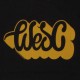 WESC T-Shirt - WeSC Shadow Script - Black